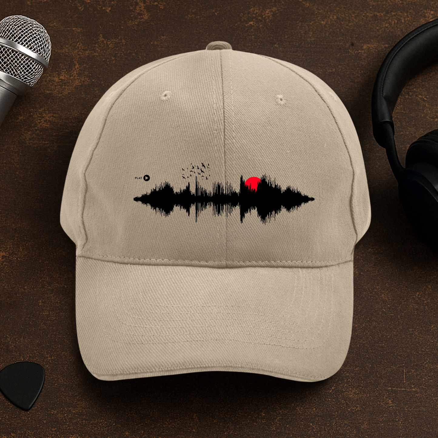 Sunset Soundwave Cap