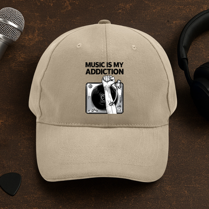 Music Is My Addiction Cap
