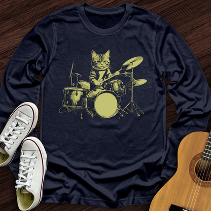 Cat Drums Long Sleeve