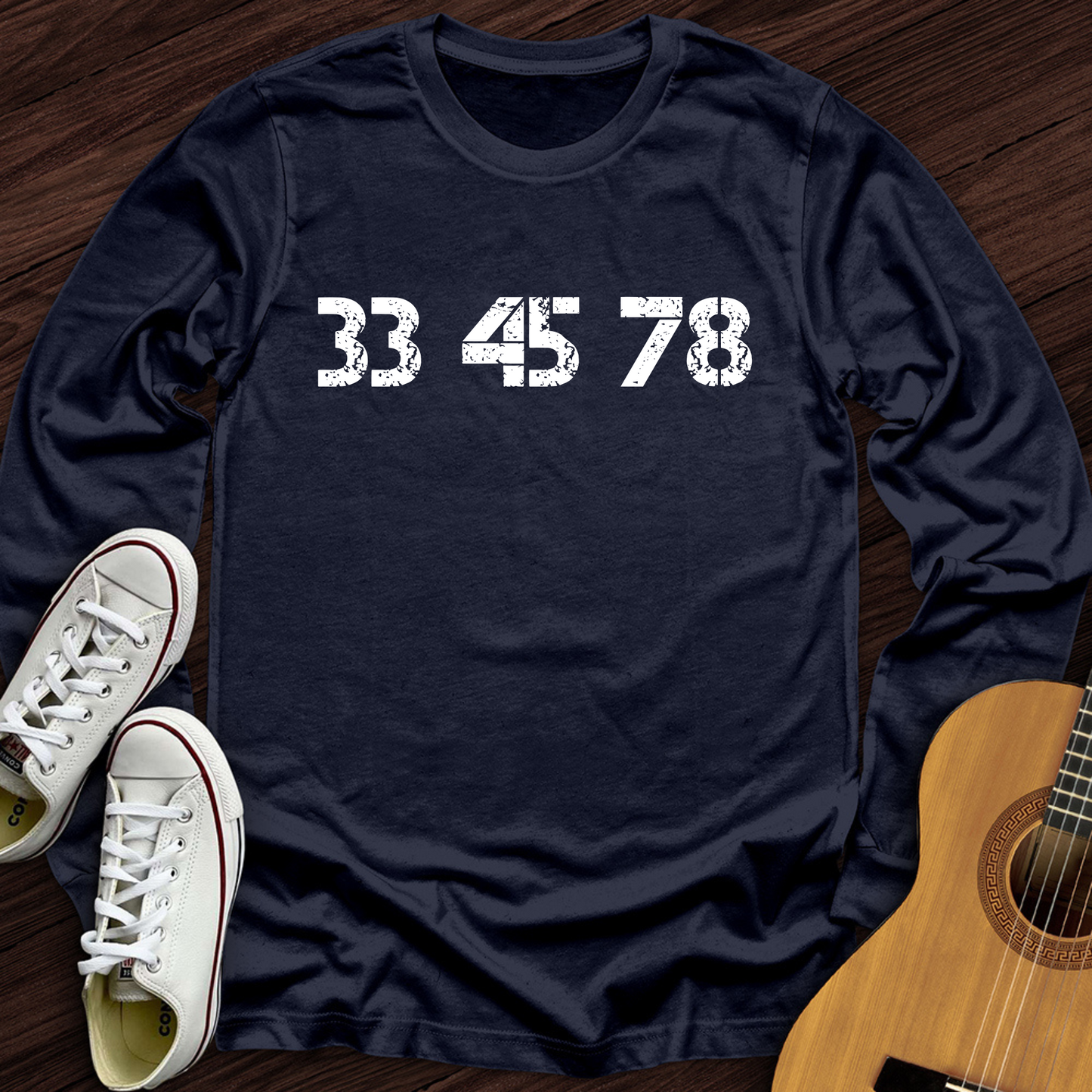 33-45-78 RPM Turntable Long Sleeve