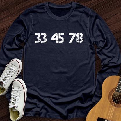 33-45-78 RPM Turntable Long Sleeve