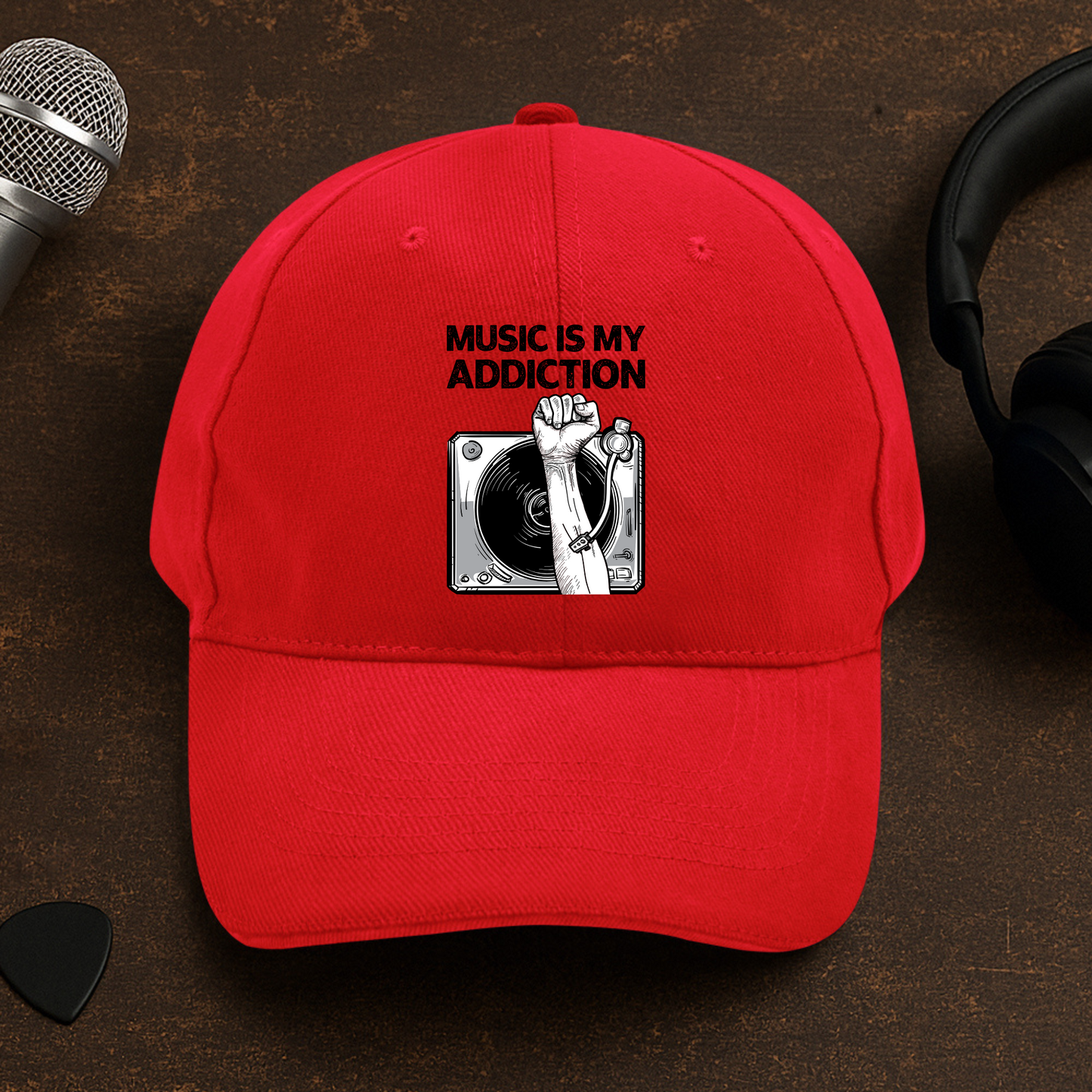 Music Is My Addiction Cap