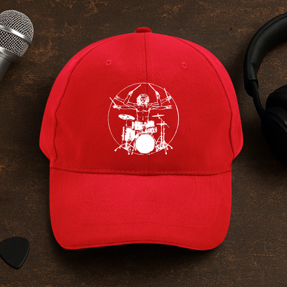Vitruvian Drummer Cap