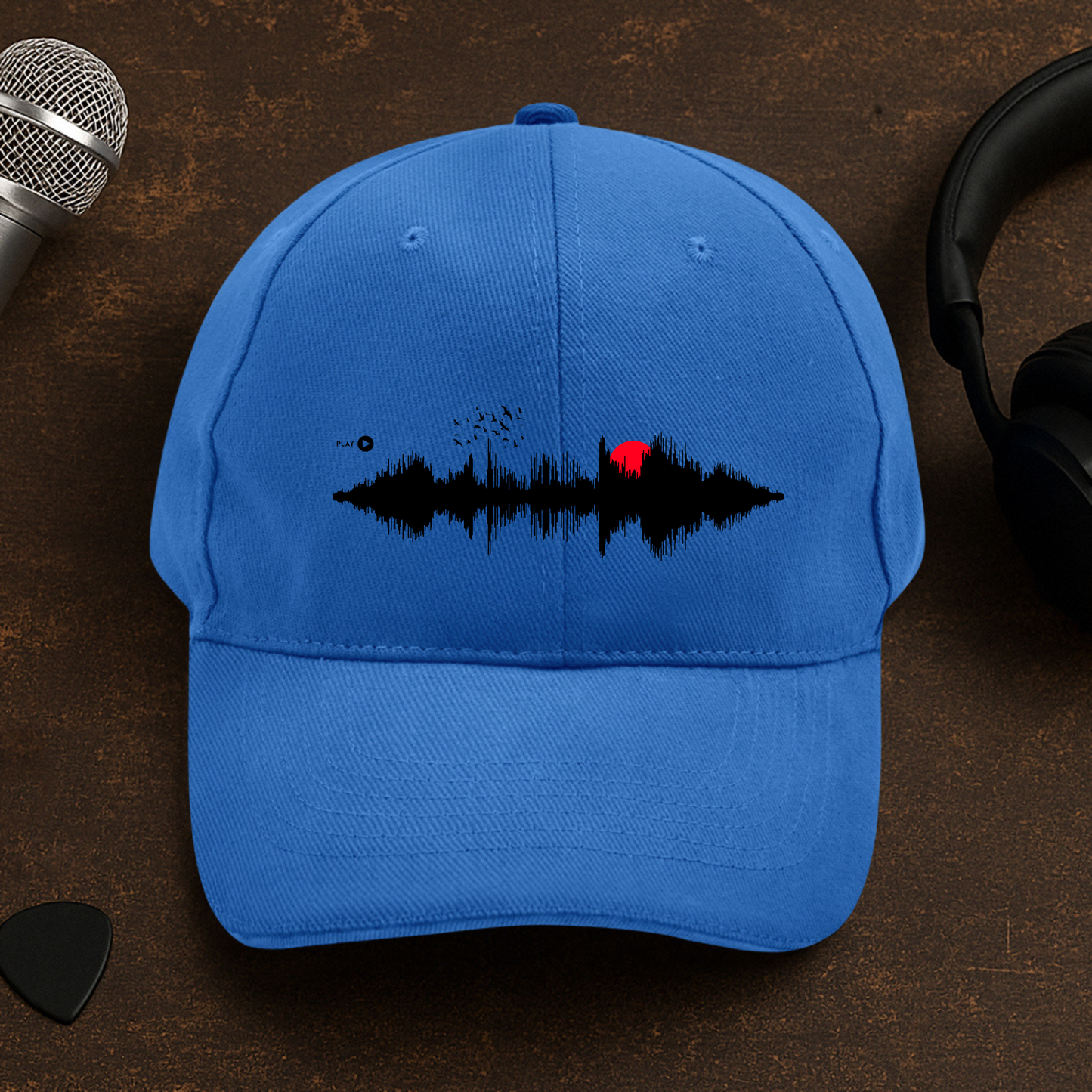 Sunset Soundwave Cap