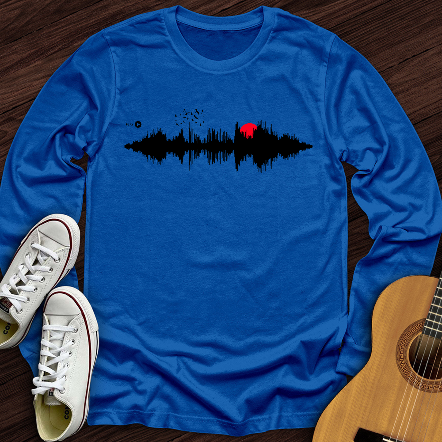 Sunset Soundwave Long Sleeve