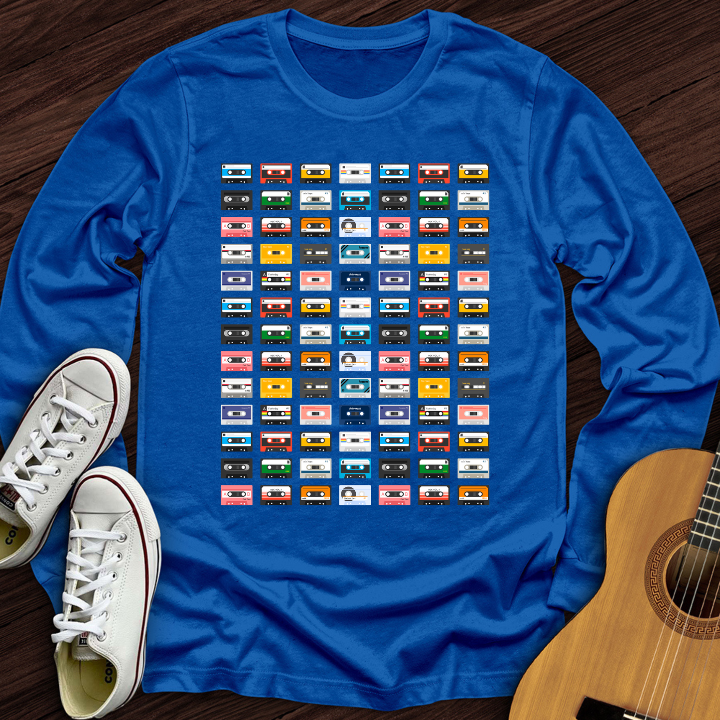 Rainbow Cassette Long Sleeve