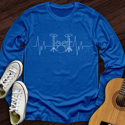 Drummer Heartbeat Long Sleeve