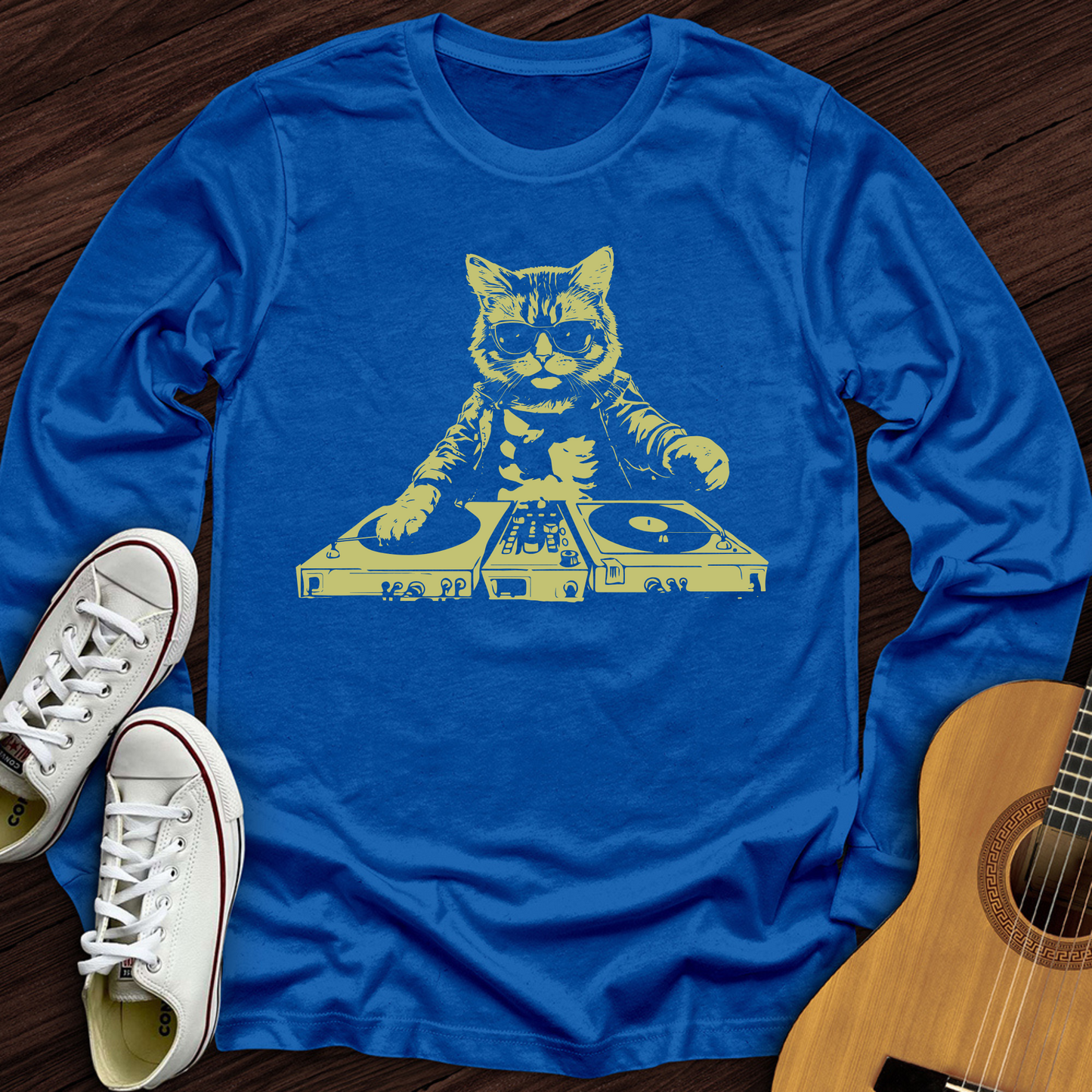 Cat DJ Long Sleeve