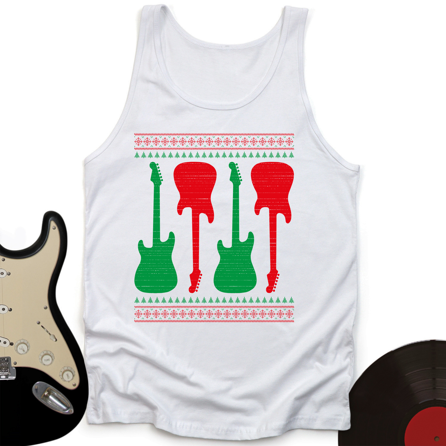 Ugly Guitar Holiday Tank Top