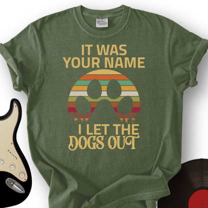 Personalized Let The Dogs Out T-Shirt