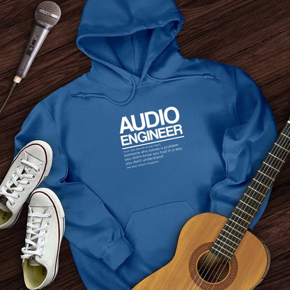 Printify Hoodie Audio Engineer Hoodie