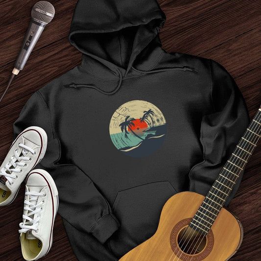 Printify Hoodie Beach Record Hoodie