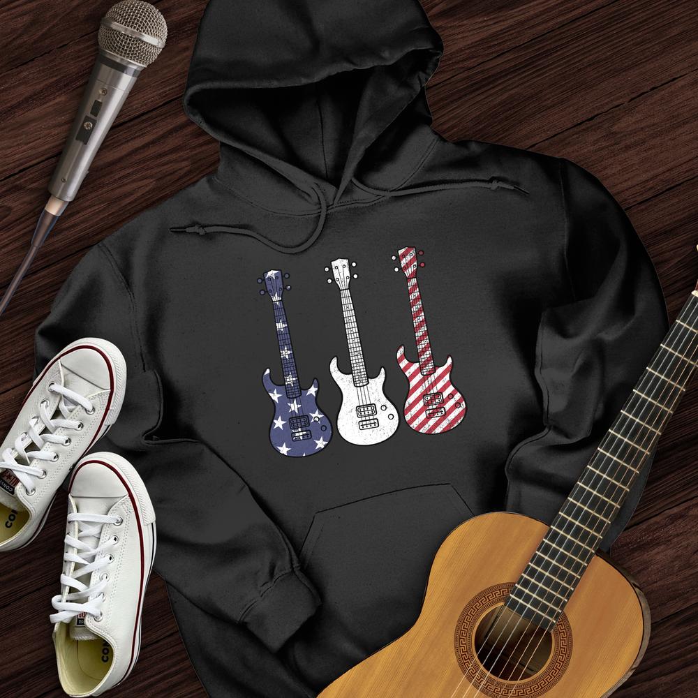 Printify Hoodie Black / S American Guitars Hoodie