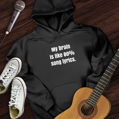 Printify Hoodie Brain of Lyrics Hoodie
