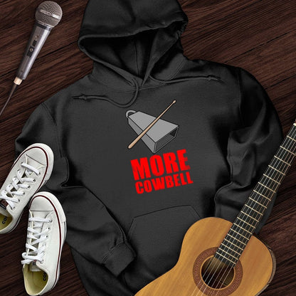 Printify Hoodie Black / S Cowbell Hoodie