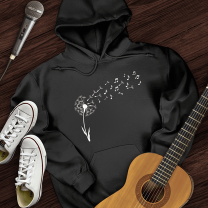 Printify Hoodie Black / S Dandelion Notes Hoodie