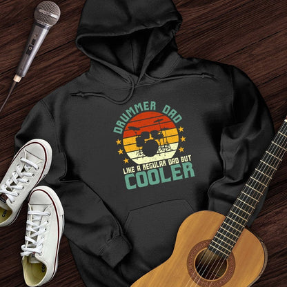 Printify Hoodie Black / S Drummer Dad Hoodie