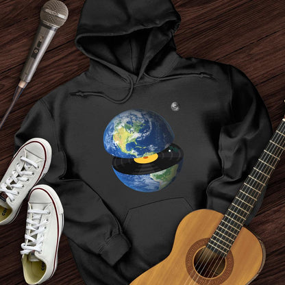 Printify Hoodie Black / S Earth Player Hoodie