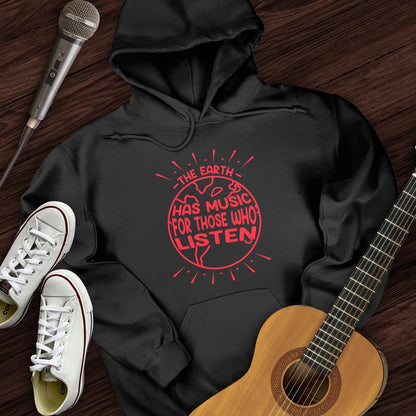 Printify Hoodie Black / S Earth's Music Hoodie