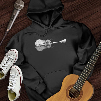 Printify Hoodie Black / S Forrest Guitar Hoodie