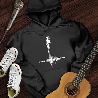 Printify Hoodie Black / S Guitar Frequency Hoodie