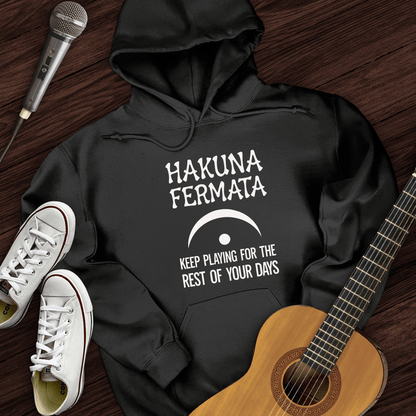 Printify Hoodie Black / S Hakuna Fermata Hoodie
