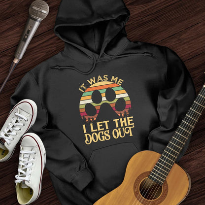 Printify Hoodie Black / S I Let The Dogs Out Hoodie