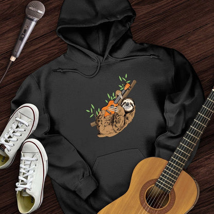 Printify Hoodie Black / S Just Hanging Hoodie