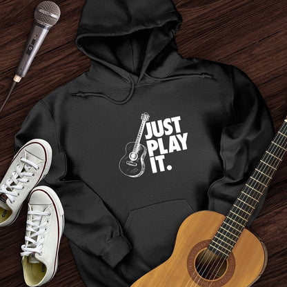 Printify Hoodie Black / S Just Play It Hoodie