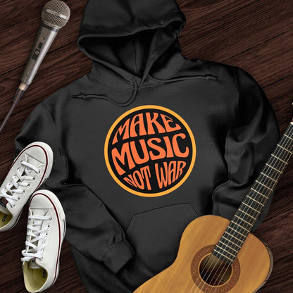 Printify Hoodie Black / S Make Music Groovy Hoodie