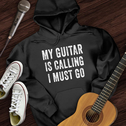 Printify Hoodie Black / S My Guitar Is Calling Hoodie