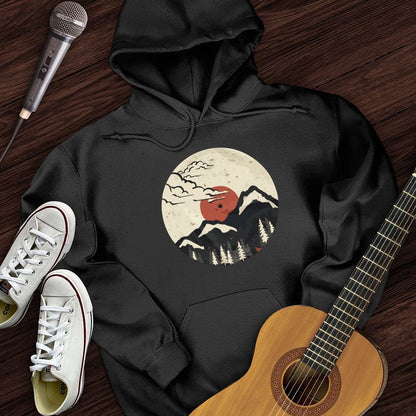 Printify Hoodie Black / S Nature Record Hoodie