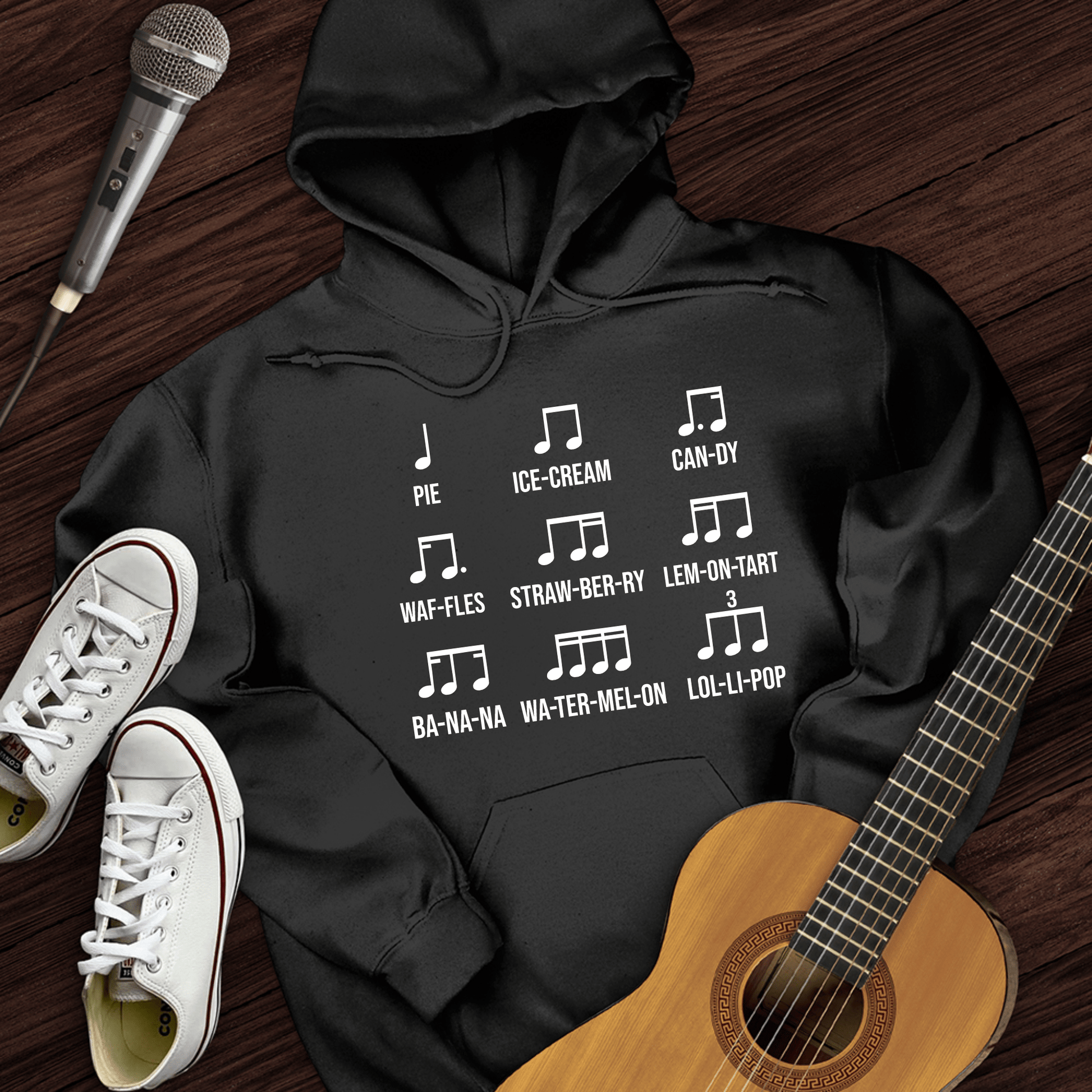 Printify Hoodie Black / S Pie Hoodie