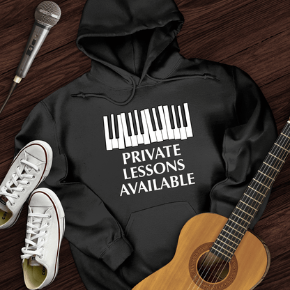 Printify Hoodie Black / S Private Lessons Available Hoodie