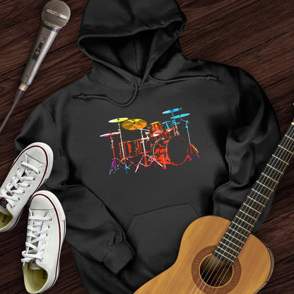 Printify Hoodie Rainbow Drums Hoodie