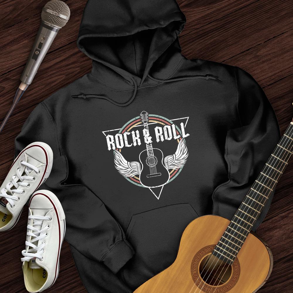 Printify Hoodie Black / S Rock and Roll Hoodie