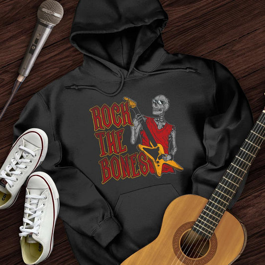 Printify Hoodie Black / S Rock The Bones Hoodie