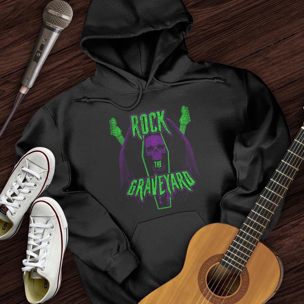 Printify Hoodie Black / S Rock The Graveyard Hoodie