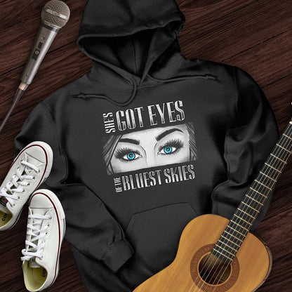 Printify Hoodie Black / S She's Got Eyes Hoodie