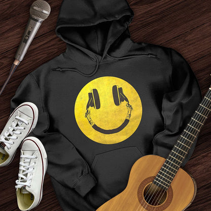 Printify Hoodie Black / S Smile Hoodie