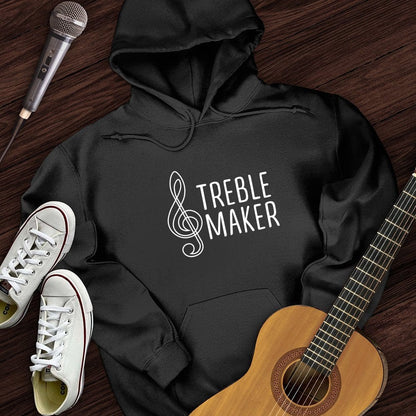 Printify Hoodie Black / S Treble Maker Hoodie