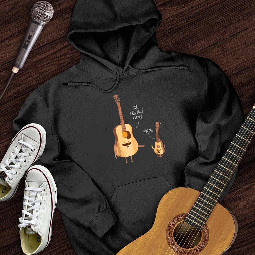 Printify Hoodie Black / S Uke, I Am Your Father Hoodie