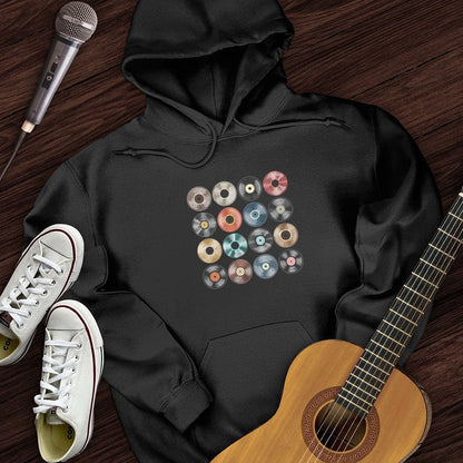 Printify Hoodie Vinyl Collection Hoodie