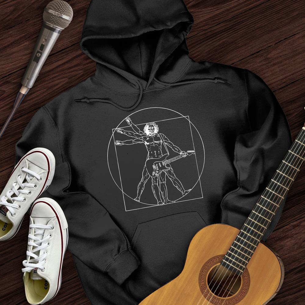 Printify Hoodie Black / S Vitruvian Rocker Hoodie
