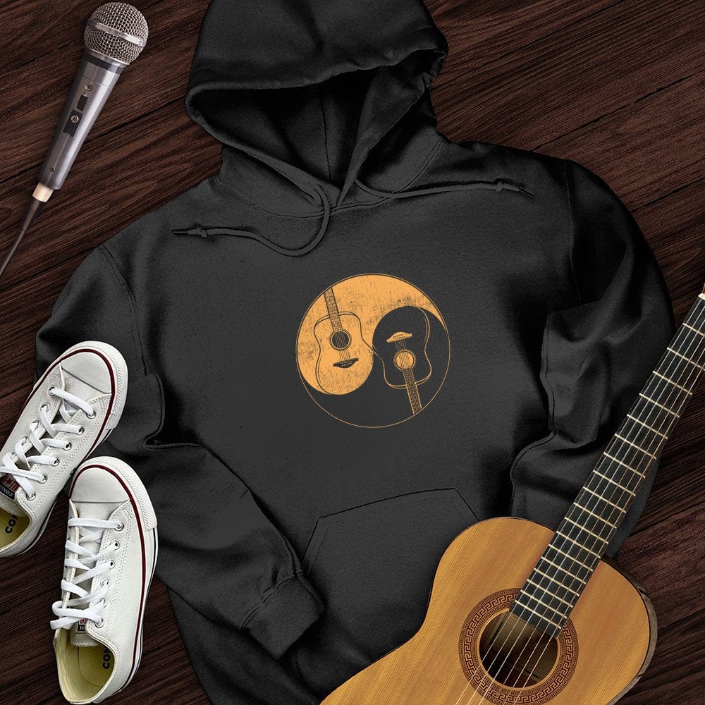 Printify Hoodie Black / S Yin Yang Acoustics Hoodie