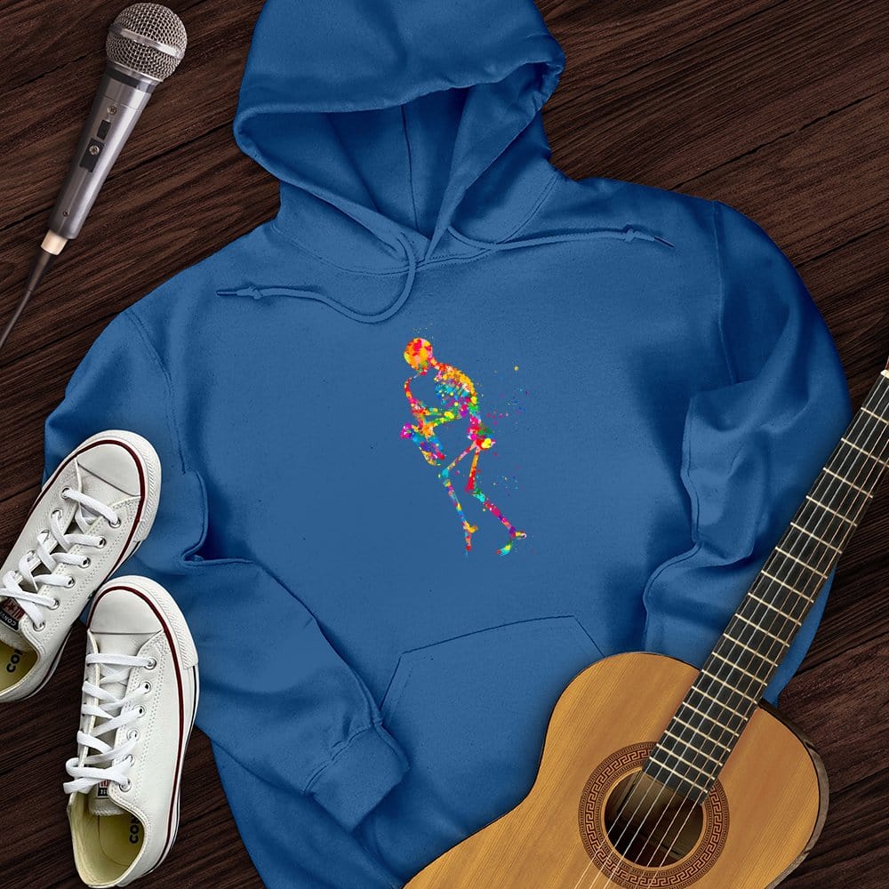 Printify Hoodie Colorful Souls Sax Hoodie