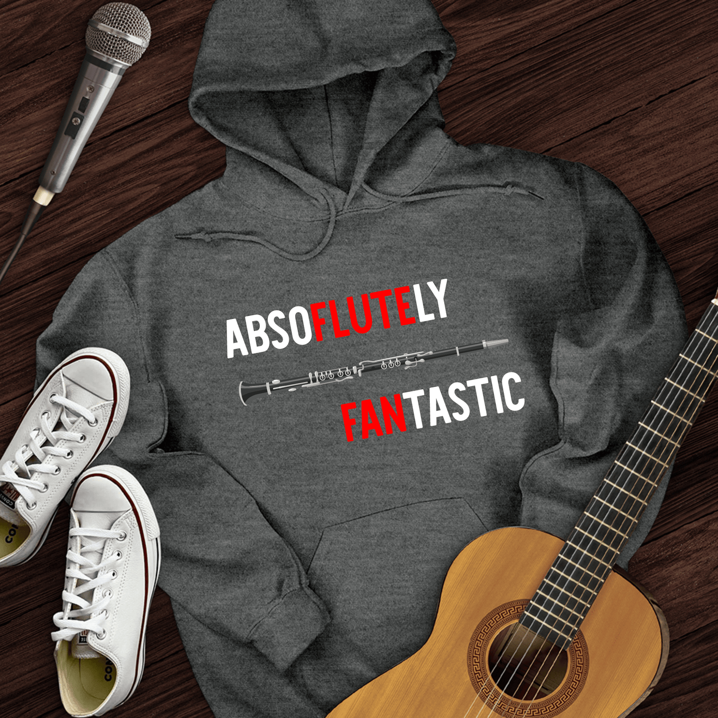 Printify Hoodie Dark Heather / S Absoflutely Hoodie