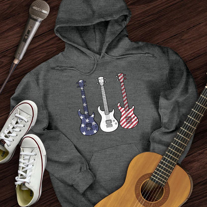 Printify Hoodie Dark Heather / S American Guitars Hoodie