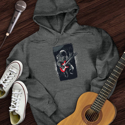 Printify Hoodie Dark Heather / S Astro Guitar Hoodie