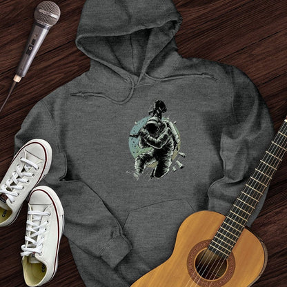 Printify Hoodie Dark Heather / S Astronaut Rockstar Hoodie